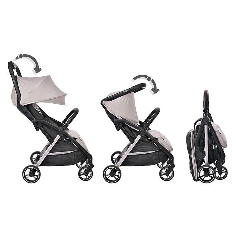 لوريلي عربة أطفال قابلة للطي تلقائيًا لوريت (22 كجم) - اسود - 1002198 - Image 4